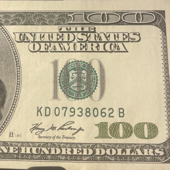 2006A, Big Head 100 Dollar Bill # KD07938062B Circulated Crisp#205805022893 - Picture 6 of 6